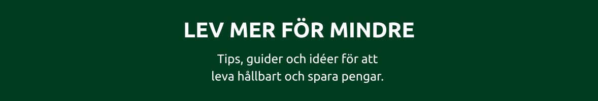 Krymp - Lev mer för mindre 